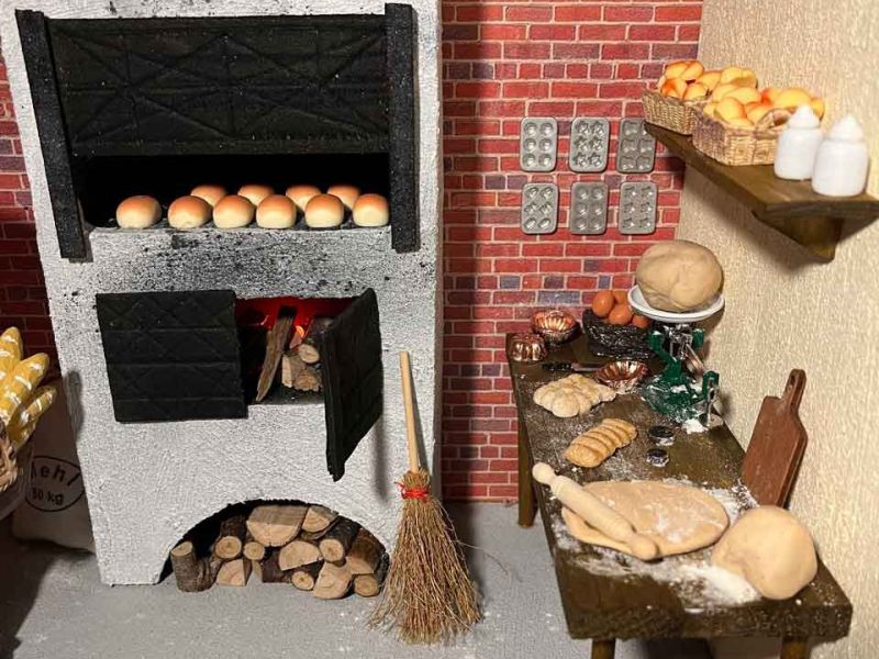 Backofen in historischer Backstube