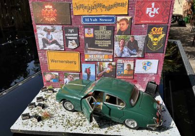 Jaguar-Fan Diorama